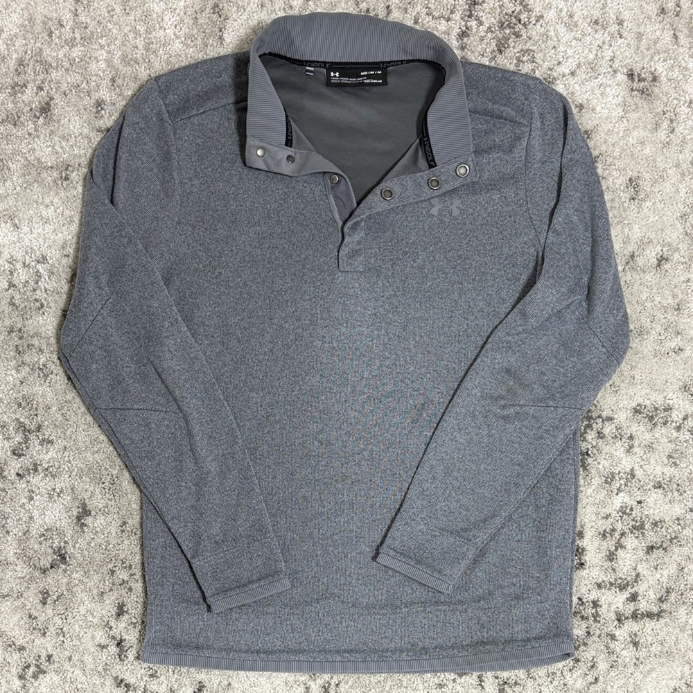 Under Armour Men's Charcoal Button Down Shirt
